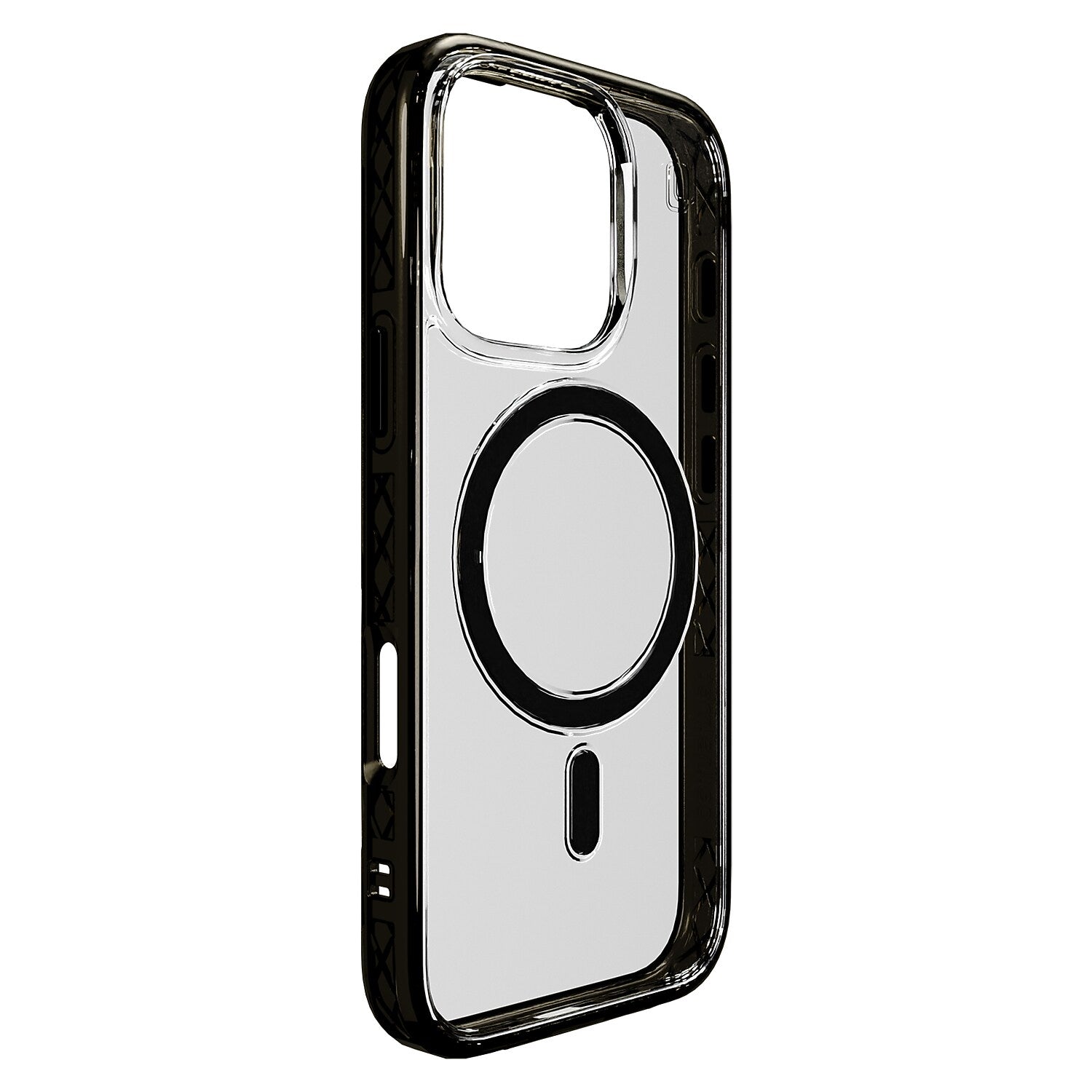 cellhelmet Magnitude Series MagSafe Phone Case for iPhone 16 Pro, Shock Absorbing, Onyx Black (CM-106-BLK)