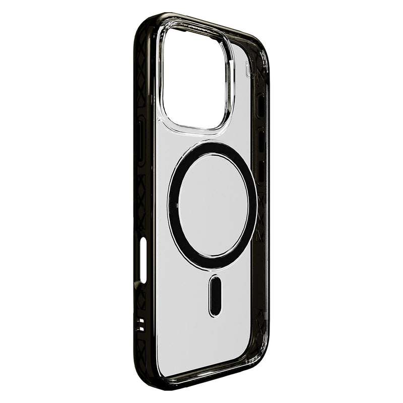 cellhelmet Magnitude Series MagSafe Phone Case for iPhone 16 Pro, Shock Absorbing, Onyx Black (CM-106-BLK)