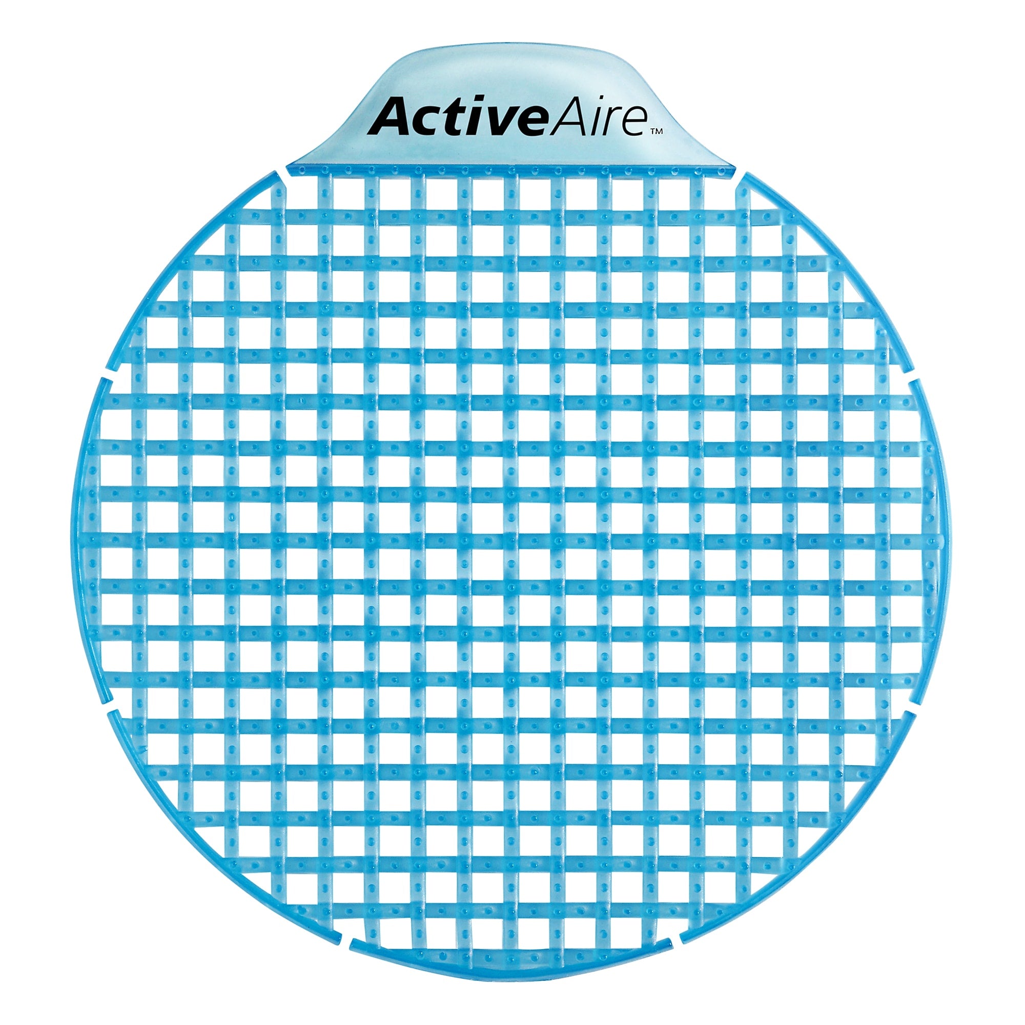 ActiveAire Low Splash Anti-Splash Urinal Screen, Coastal Breeze Scent, Blue, 12/Pack (48260)