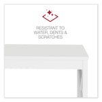 Alera L-Shaped Farmhouse Desk, 58.27" x 58.27" x 29.53", White (ALEWSF5959WT)