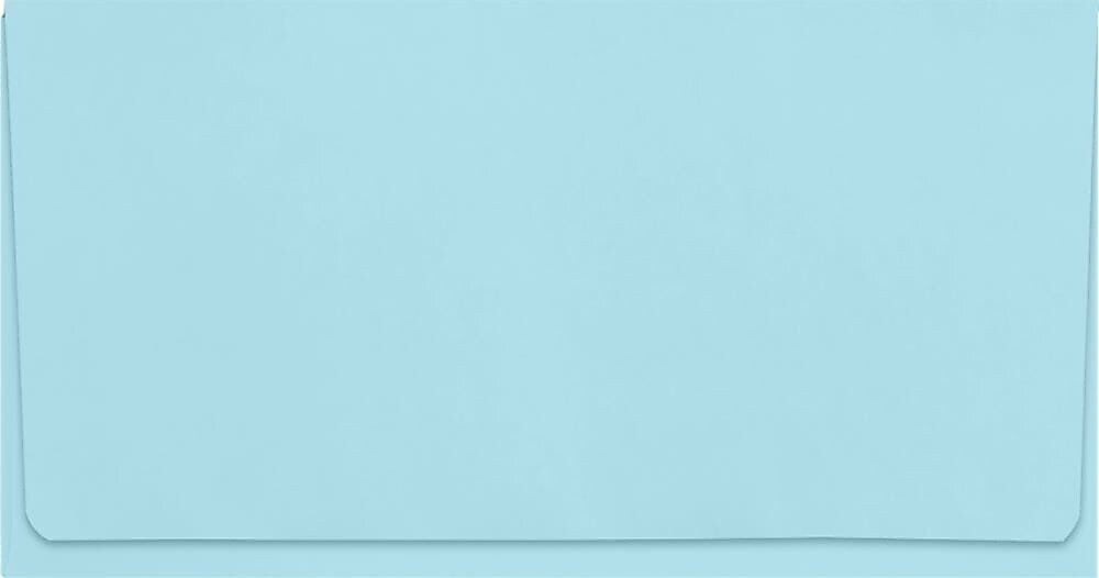 JAM Paper #6 3/4 Booklet Envelopes, 3 5/8" x 6 1/2", Pastel Blue, 50/Pack (R0267-50)