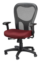 Tempur-Pedic Ergonomic Fabric/Mesh Swivel Task Chair, Burgundy/Black (TP9000-C-BURG)