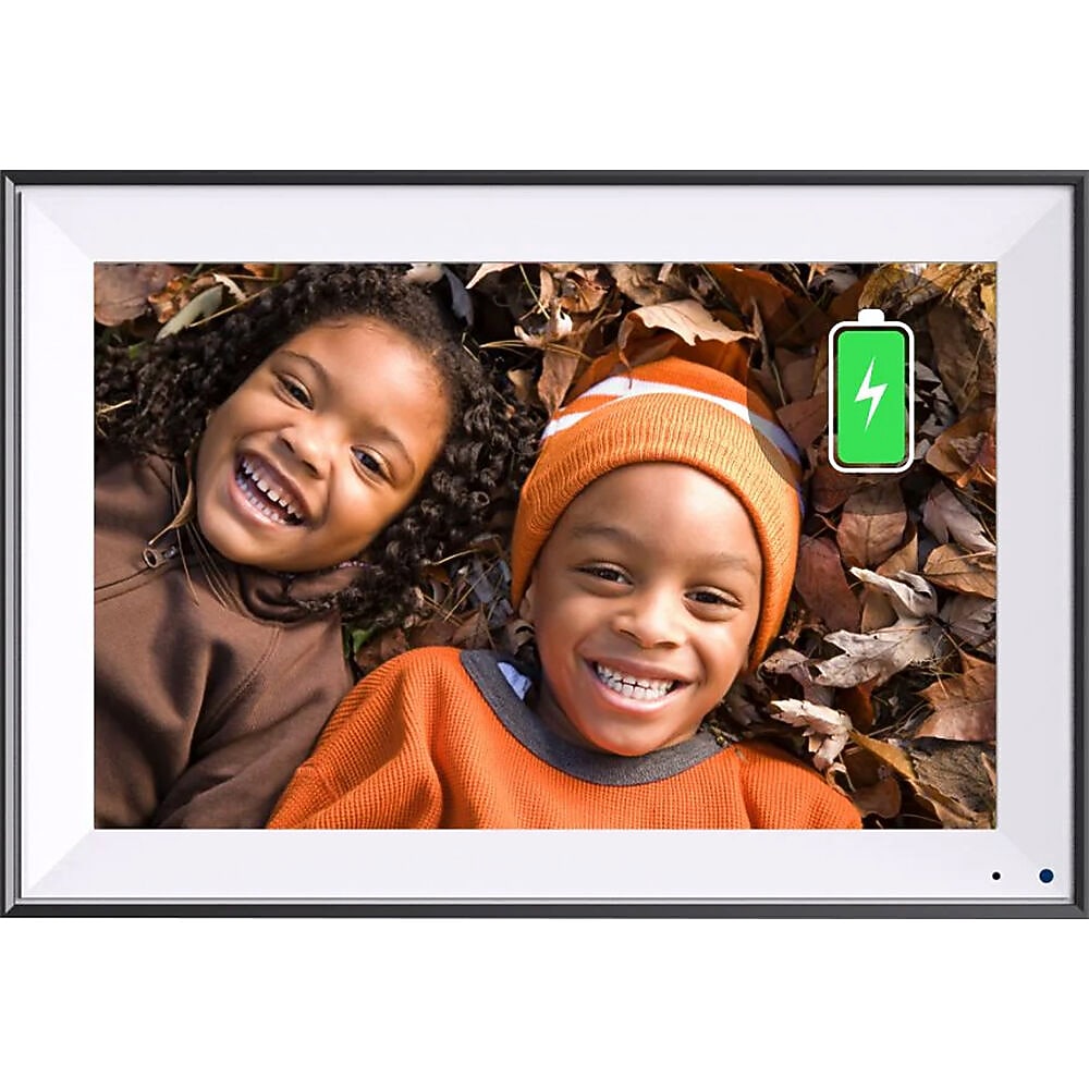 Cozyla 10.1" WiFi Digital Picture Frame, Black/White (CD-3X341F2)