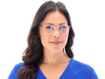 SAV Tri-focus Blue Light +1.25 Reading Glasses, Clear (E2307)