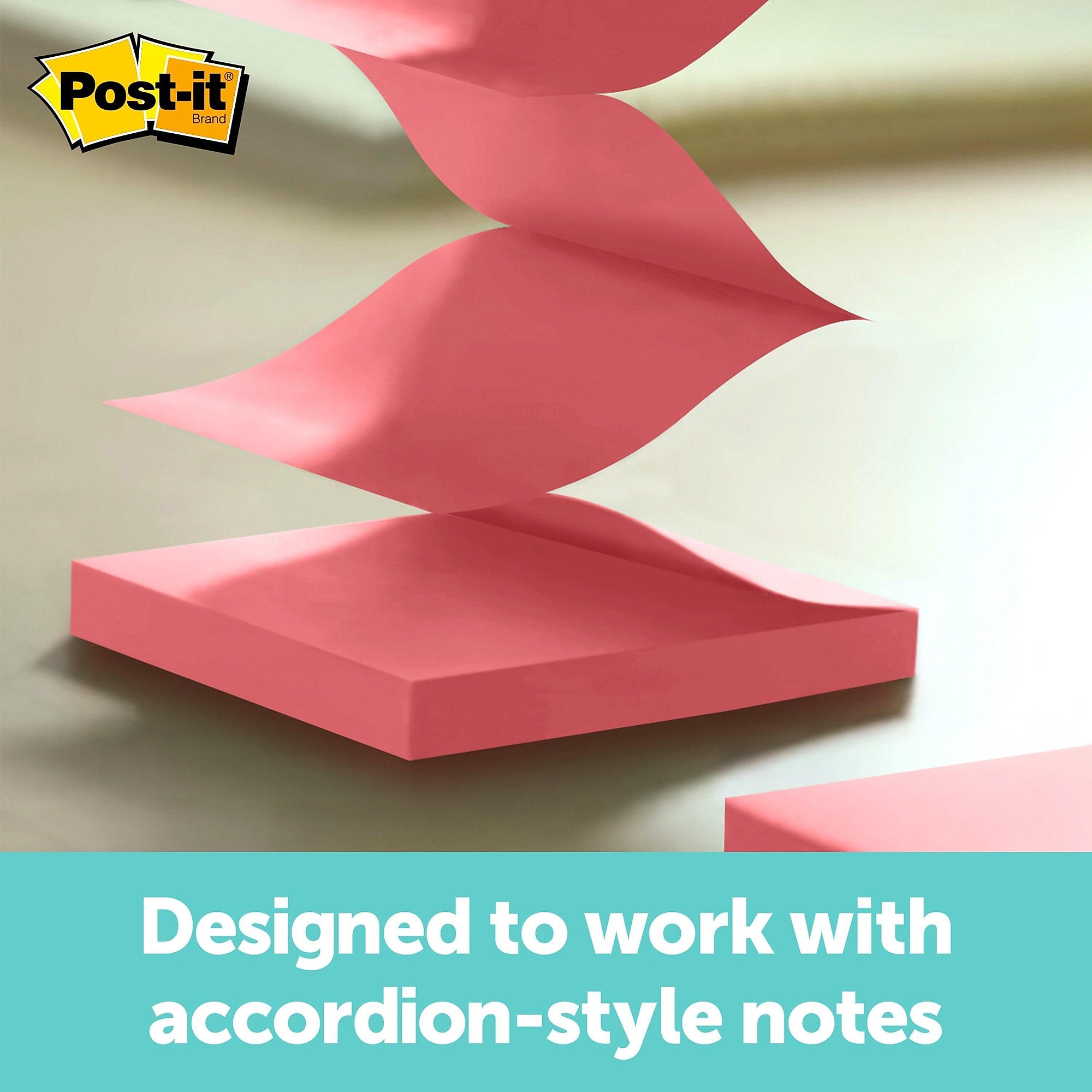 Post-it Pop-Up Notes Dispenser for 3" x 3" Notes, Black (WD-330-BK)