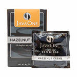 JavaOne Hazelnut Crème Coffee Soft Pods, Light Roast, 84/Carton (JTC70506CT)