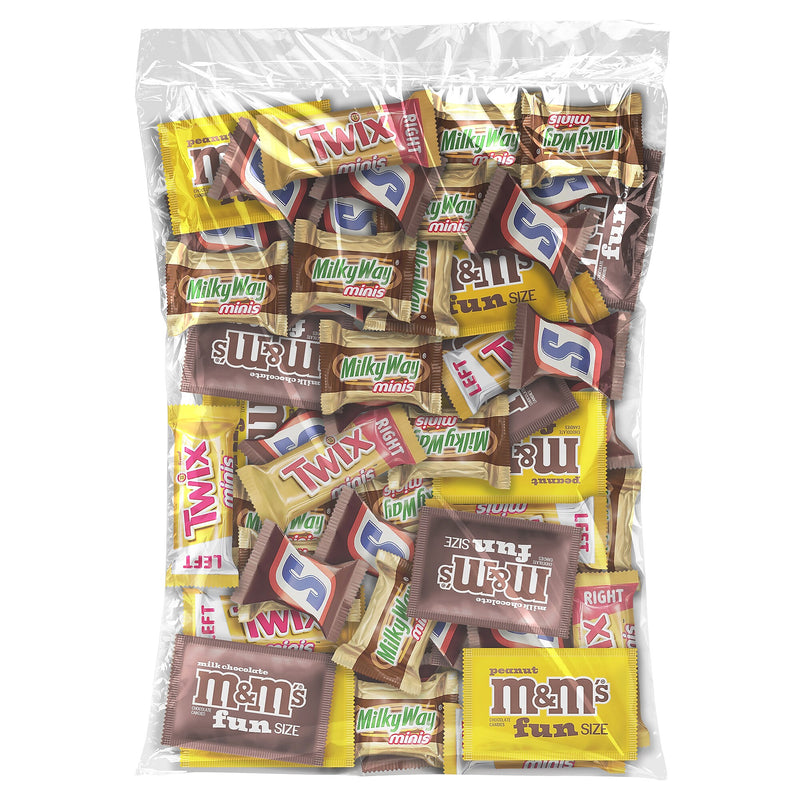 Mars Minis Assorted Milk Chocolate Favorites Variety Bag, 62.6 oz. (220-00016)