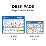 2026 TF Publishing 22" x 17" Monthly Desk Calendar, (26-8200)