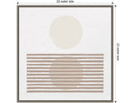 Amanti Art Reflection I Neutral, Canvas, 22" x 22" (A42675515249)