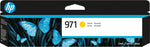 HP 971 Yellow Standard Yield Ink Cartridge, Prints Up to 2,500 Pages (CN624AM)