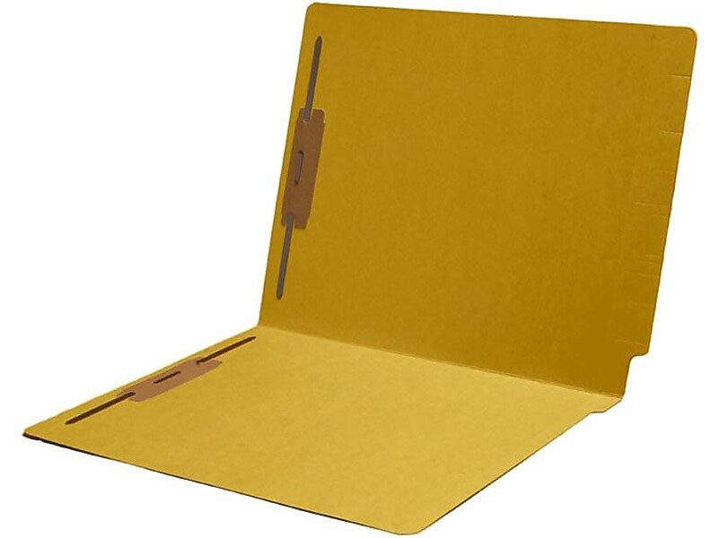 Medical Arts Press End Tab File Folder, Letter-Size, Yellow, 50/Box (S-09243-YLW)