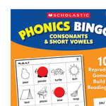 Scholastic Teaching Solutions Phonics Bingo: Consonants & Short Vowels Activity Book (SC-9781546106487)
