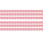 Teacher Created Resources Border Trim, 2.19" x 2.92', Composition Pink Scalloped, 12/Pack, 6 Packs/Bundle (TCR9316-6)