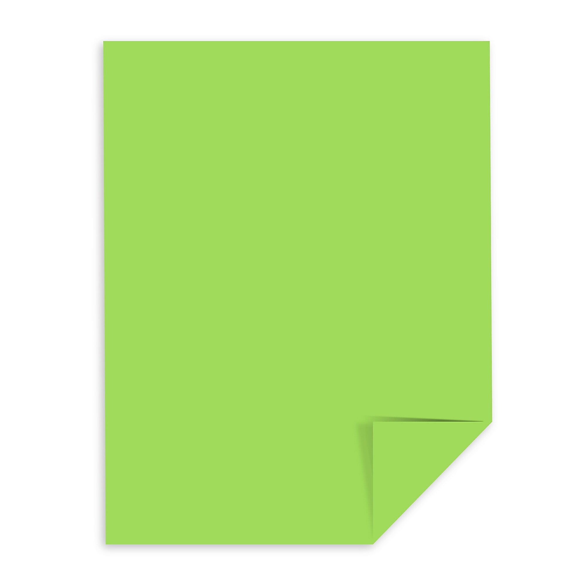 Exact 65 lb. Cardstock Paper, 8.5" x 11", Martian Green, 250 Sheets/Pack (WAU21811)