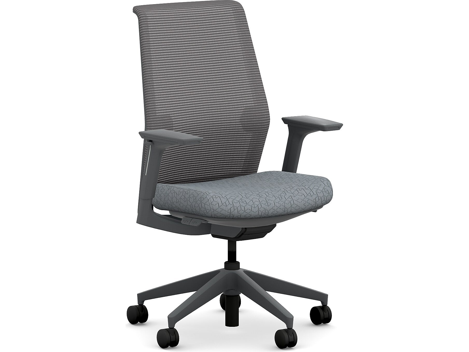 HON Cipher Mesh/Fabric Swivel Task Chair, Basalt/Charcoal (HCFRT.STC.H.S.IC.APX25.TC00.AL.ST.SB.S)