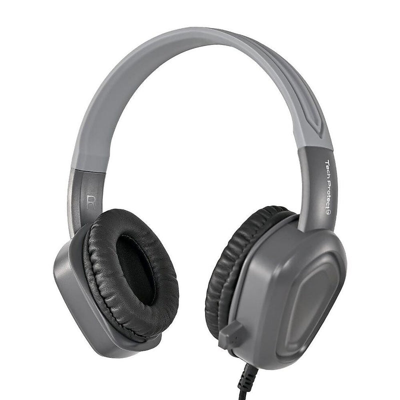 TechProtectus Rugged and Adjustable ShockProof Noise-Canceling Over-Ear Headphones (TP-H16-CIV)