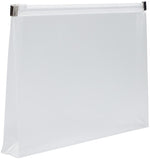JAM Paper Premium Expanding Wallet with Zipper Closure, Other, Clear, 3/Pack (473Z1clx3)