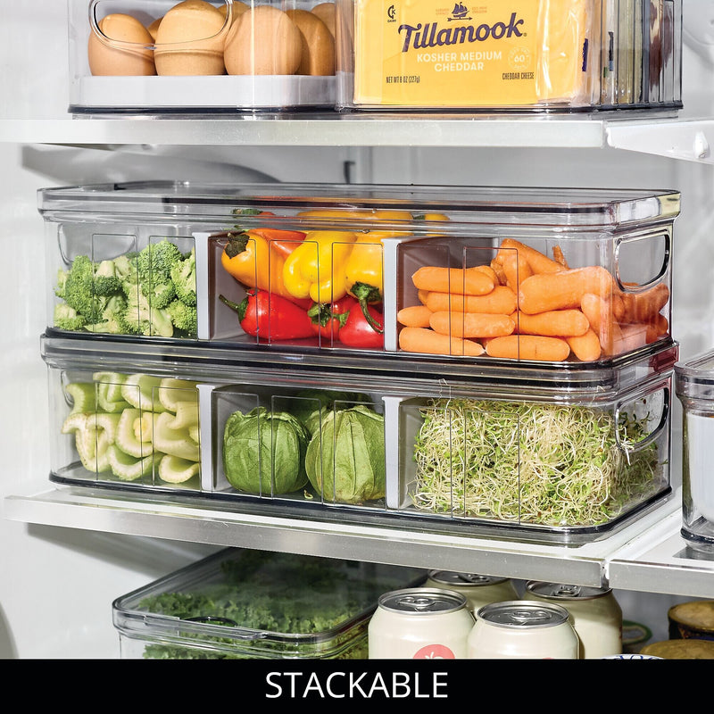 iDESIGN Plastic Organizers, Clear/Gray (27819M6)