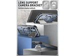 i-Blason ArmorBox MagSafe Rugged Case for Samsung Galaxy S24+, Shock Absorbing, Metallic Blue (GS24PLUSABSPTT)