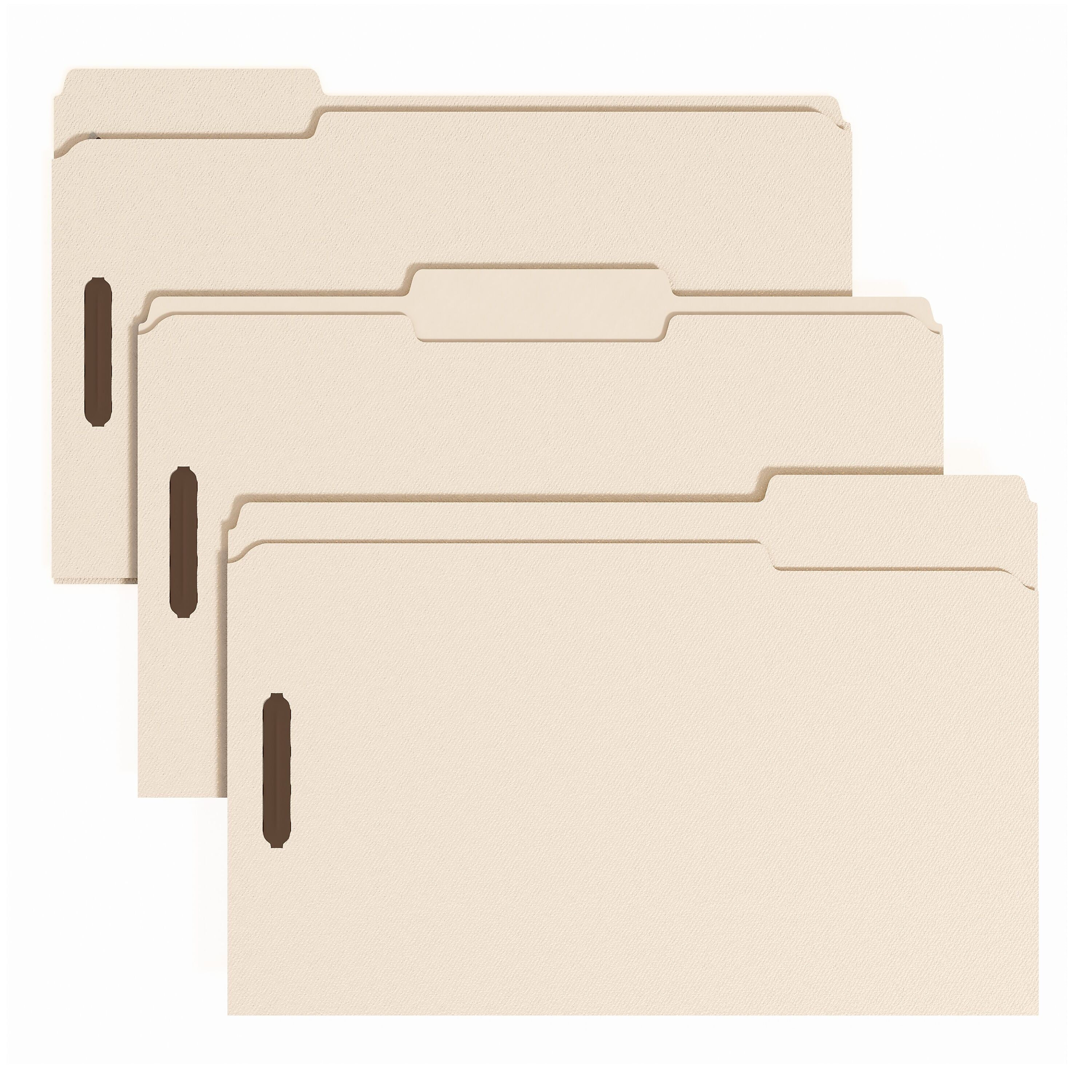 Staples Reinforced Classification Folder, 3/4" Expansion, Legal Size, Manilla, 50/Pack (ST62737)
