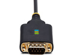 StarTech 2' USB-A to 2-Port RS-232 Serial Adapter Cable, Male-to-Male, Black, 'DI Chip, COM Retention (2P1FFC-USB-SERIAL)
