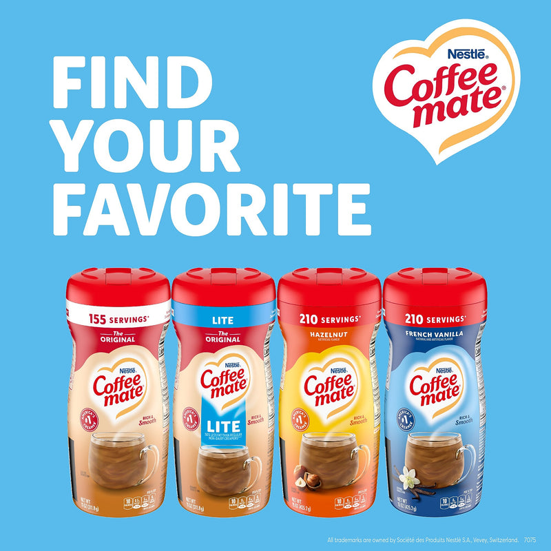 Coffee mate French Vanilla Powdered Creamer, 15 oz., 12/Carton (NES35775)
