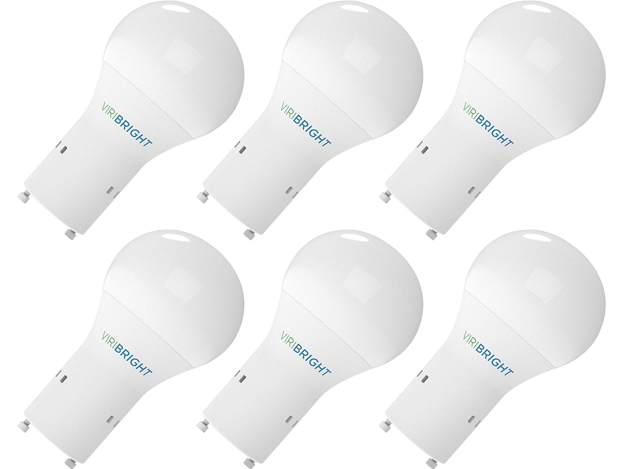 Viribright 9-Watts Daylight White LED Household Bulb, 6/Pack (640337)