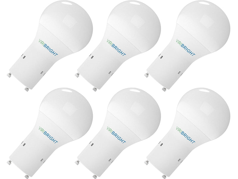 Viribright 9-Watts Daylight White LED Household Bulb, 6/Pack (640337)