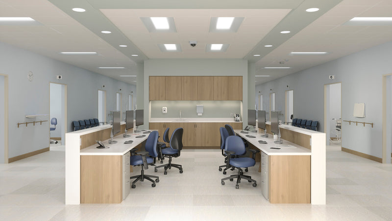 healtHcentric nurseCentric Ergonomic Frixion Task Chair, Dark Grey (NURSE-MB-ST-PBCII-UC-3ATAOT-FRIXDGR)