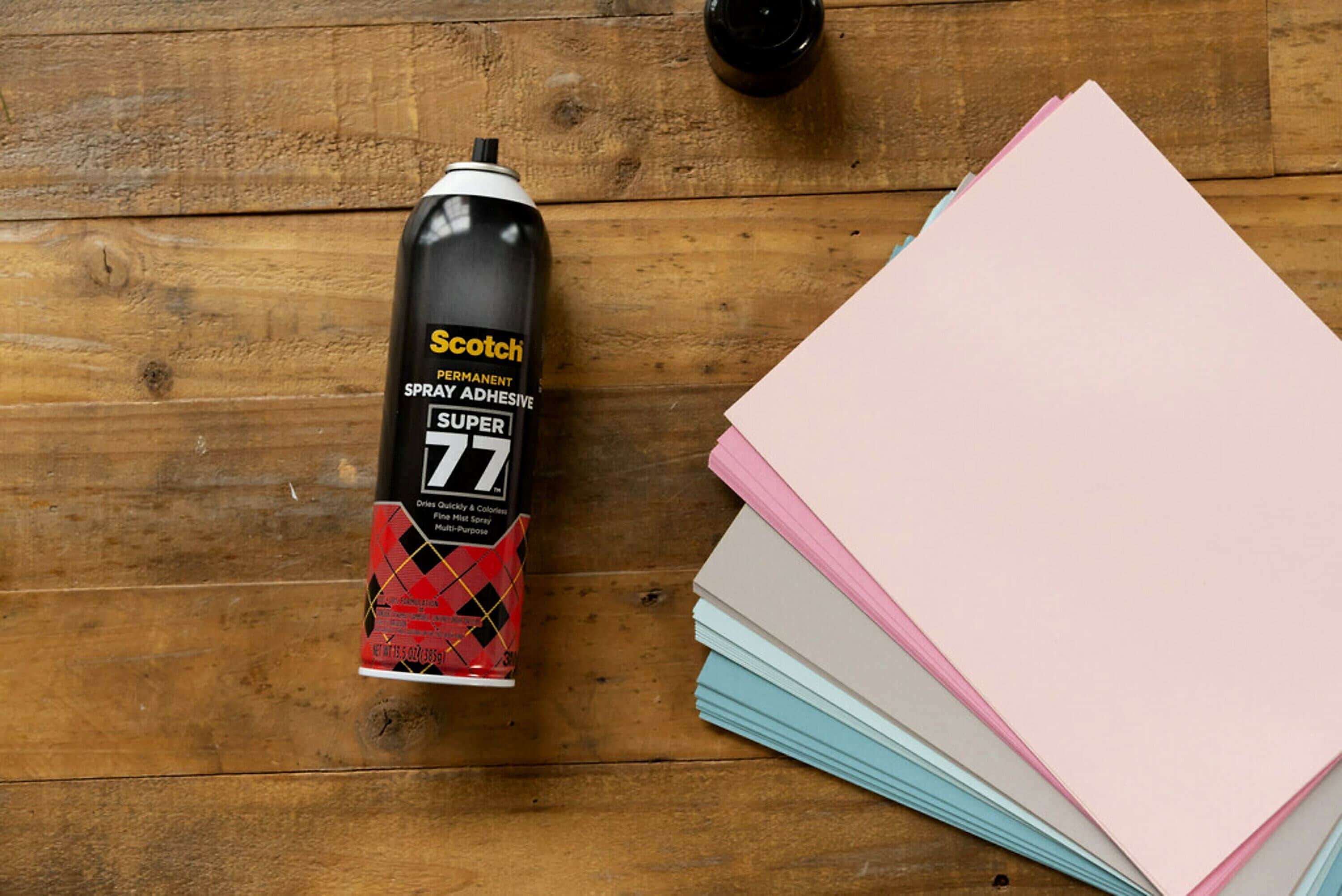 Scotch Super 77 Multi-Purpose Adhesive, 13.5 oz., Clear (SUPER77)