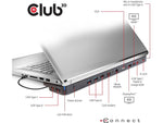 Club 3D Triple Display Charging Docking Station (CSV-1564W100)