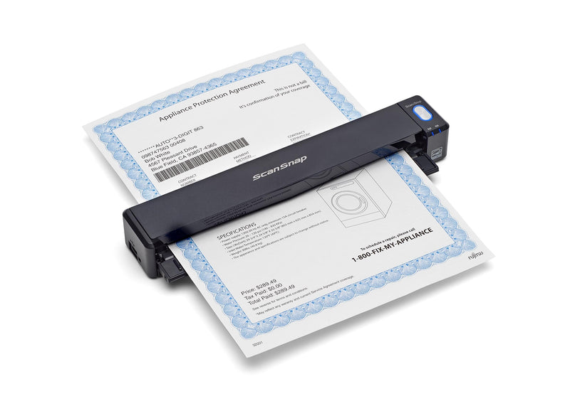 RICOH ScanSnap iX100 Wireless Portable Scanner, Black (PA03688-B005)