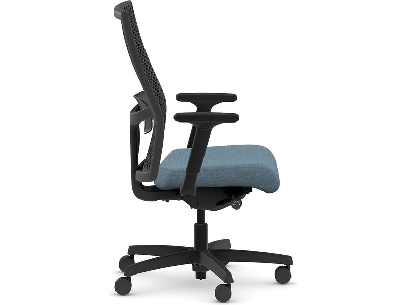 HON Ignition 2.0 ReActiv Fabric Swivel Task Chair, Carolina/Black (HIWMRAKD.Y2.A.H.0S.HAML21.BL.SB.T)