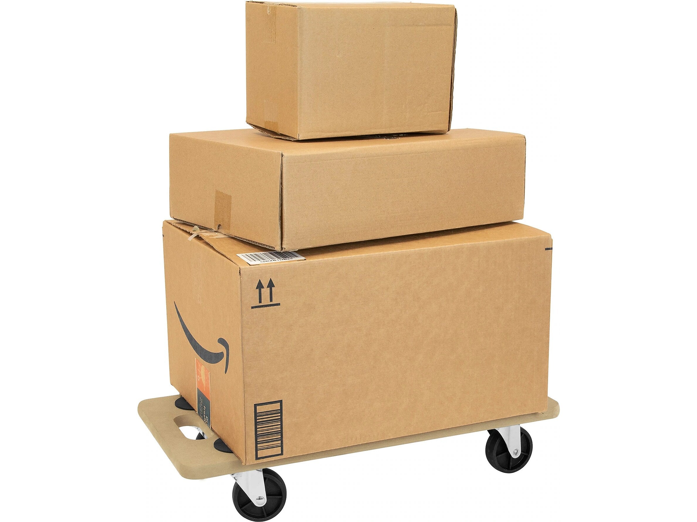 Mount-It! Small Platform Mover Dolly, 220 lb. Capacity, Light Brown, 2/Pack (MI-927)