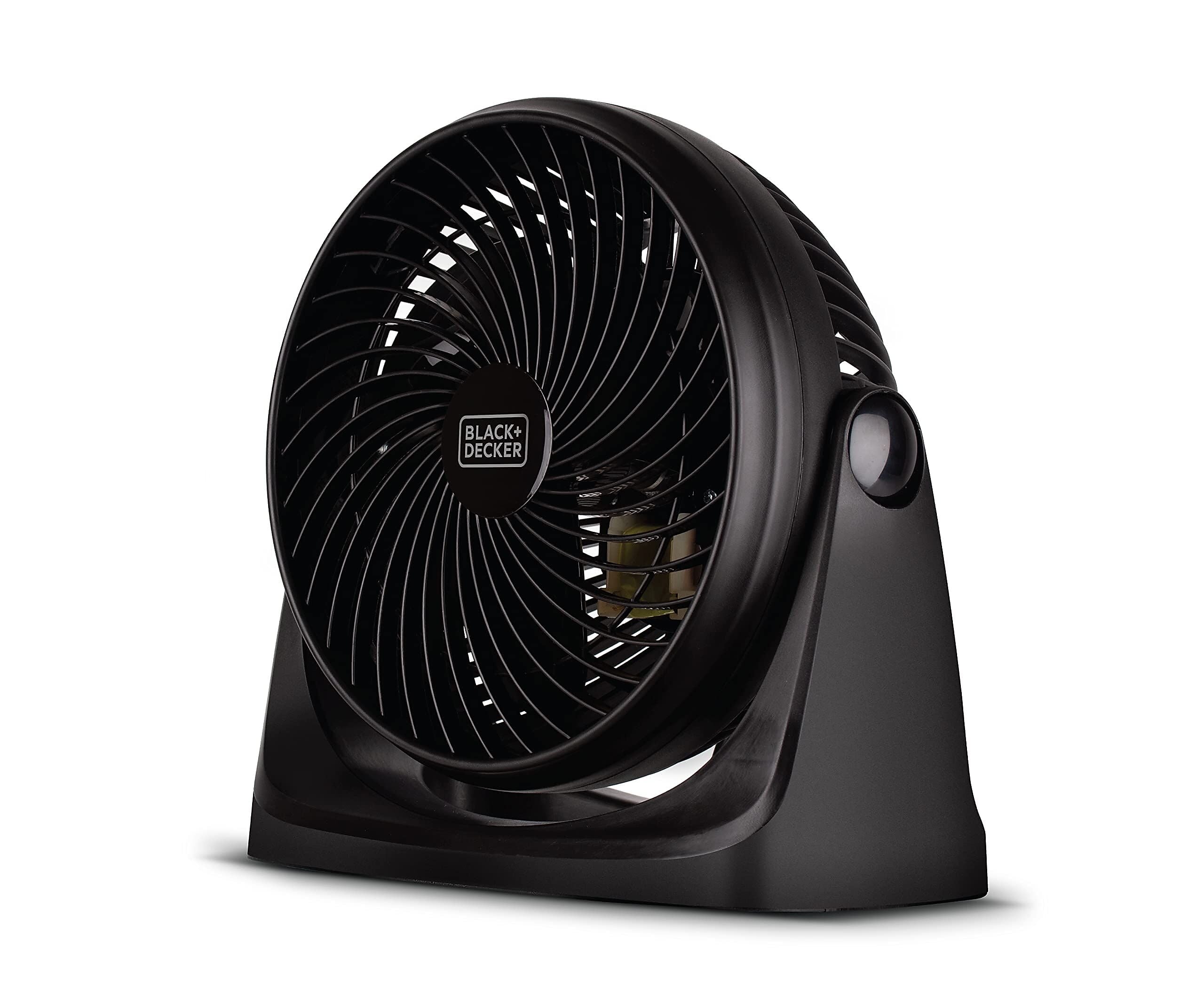 Black & Decker 7" Desk Fan, 3-Speed, Black (BFTU107)
