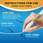 BIC Wite-Out Shake 'N Squeeze Correction Pen, White (50694/WOSQPP11)