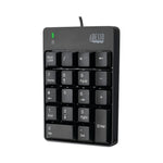 Adesso Wired 18-Key Numeric Keypad, Black (ADEAKB601UB)