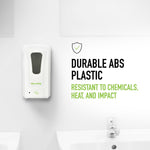 Alpine Industries Universal Wall Mounted Automatic Hand Sanitizer Dispenser, White (430-L)