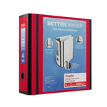 Staples 4" 3-Ring Better Binder, D-Ring, Red (ST55815-CC)