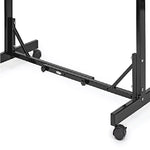 AdirOffice Expandable Blueprint Mobile Plan Center Large File Storage Hanging Rack, Black (615-BLK-KIT1)