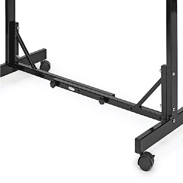 AdirOffice Expandable Blueprint Mobile Plan Center Large File Storage Hanging Rack, Black (615-BLK-KIT1)