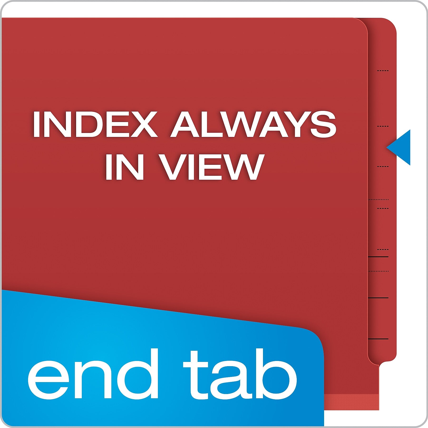 Pendaflex Classification Folder, 1-Dividers, 1 3/8" Expansion, Letter Size, Red, 10/Box (H1150R)