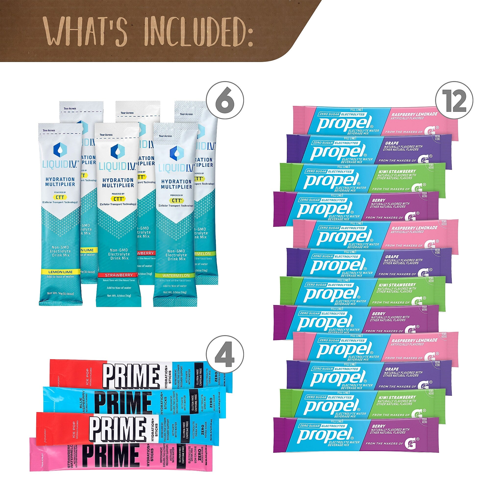 Snack Box Pros Drink Mixes Box, 50/Box (700-00165)
