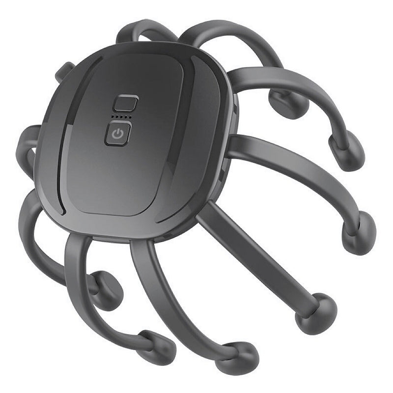 Azpen Bluetooth Head Massager with 360° Coverage, Black (HMB1400)