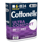 Cottonelle Ultra ComfortCare Toilet Paper, 2-Ply, White, 284 Sheets/Roll, 36 Rolls/Carton (KCM55707)