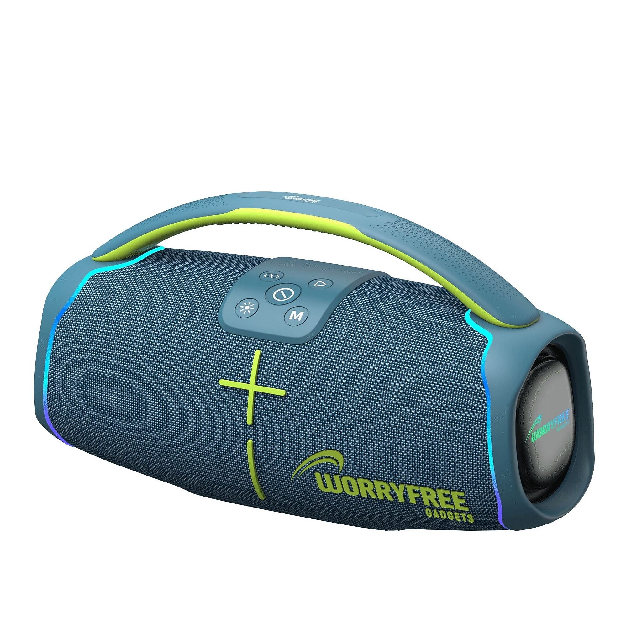 Worryfree Gadgets Wireless Bluetooth Party Speaker, Water Resistant, Blue (WH61-BLU)