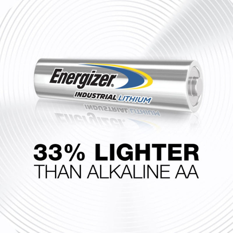 Energizer Industrial AA Lithium Batteries, 24/Box (LN91)