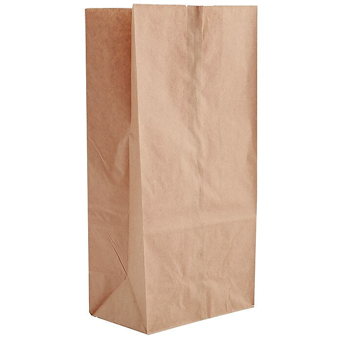 SOS Paper Bag, Natural Kraft