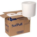 SofPull Premium Centerpull Paper Towels, 1-ply, 560 Sheets/Roll, 4 Rolls/Pack (28143)