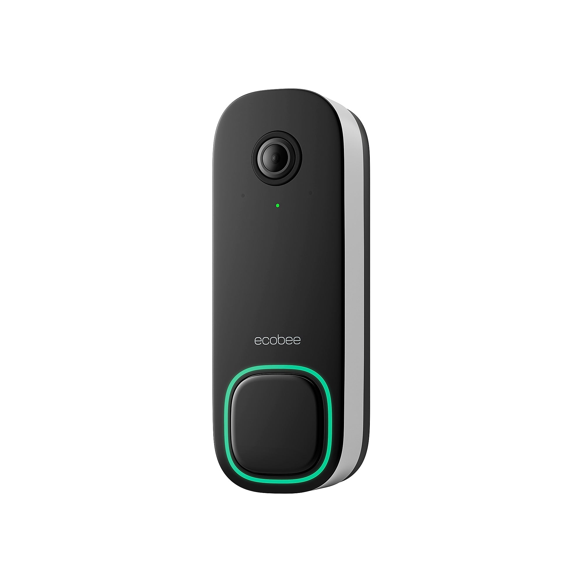 ecobee Smart Video Wired Smart Video Doorbell, Black (EB-CAMSDB-01)